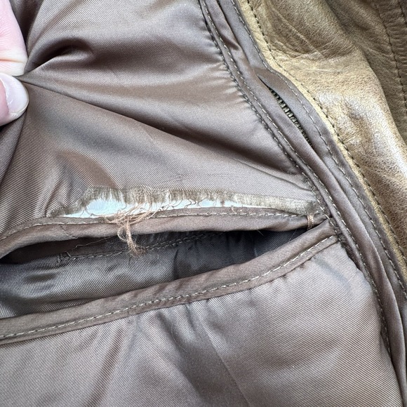 Wilson's Adventure Bound Brown Leather Jacket with Thinsulate Zip Out Liner Sz M - Picture 14 of 16